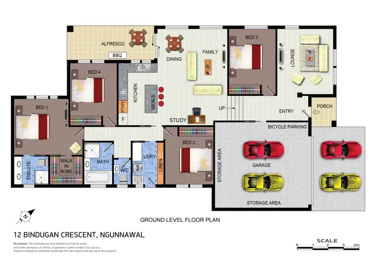 Floorplan of Homely house listing, 12 Bindugan Crescent, Ngunnawal ACT 2913