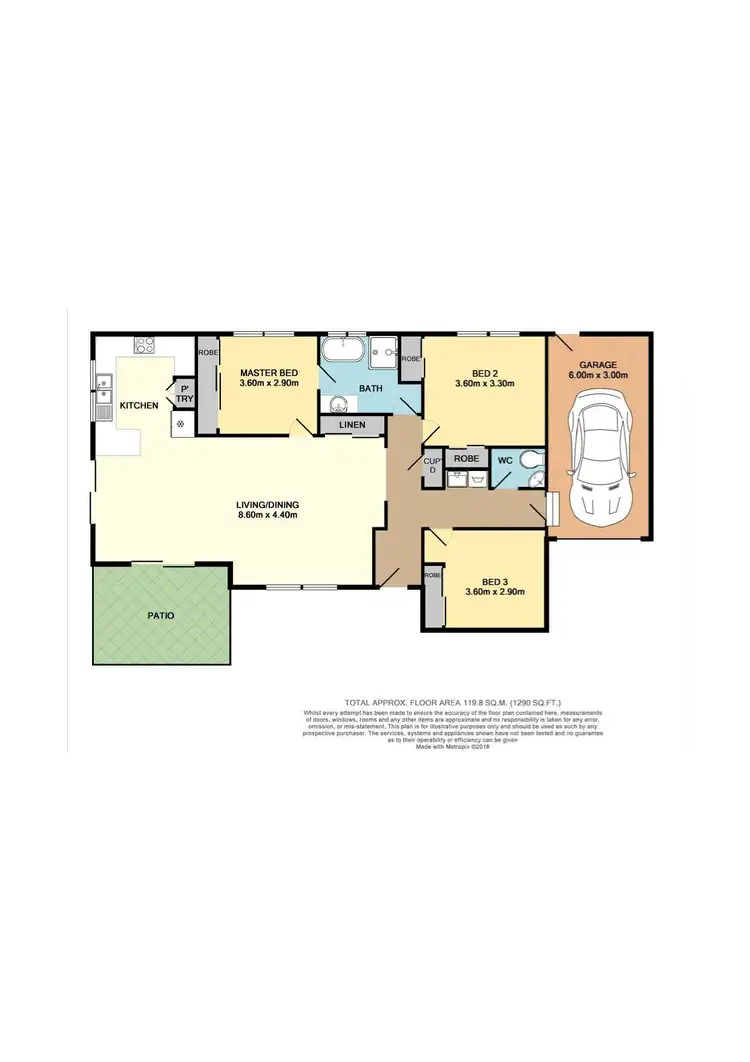 Floorplan of Homely house listing, 12 Jasper Way, Springfield QLD 4300
