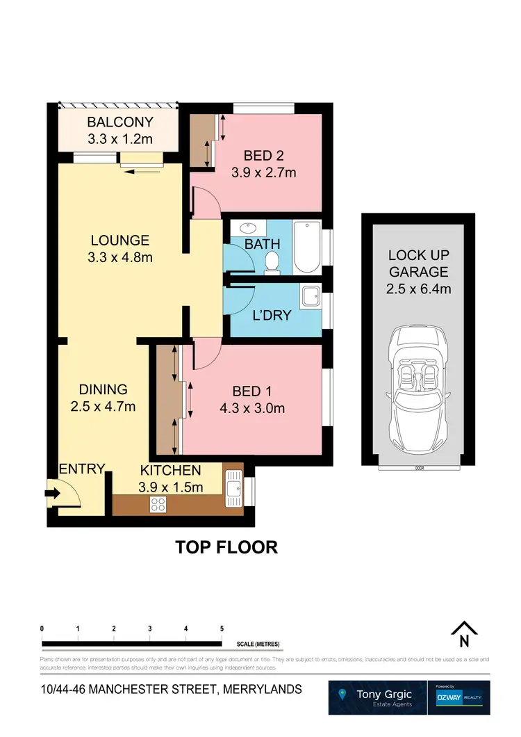 Floorplan of Homely unit listing, 10/44-46 Manchester Street, Merrylands NSW 2160