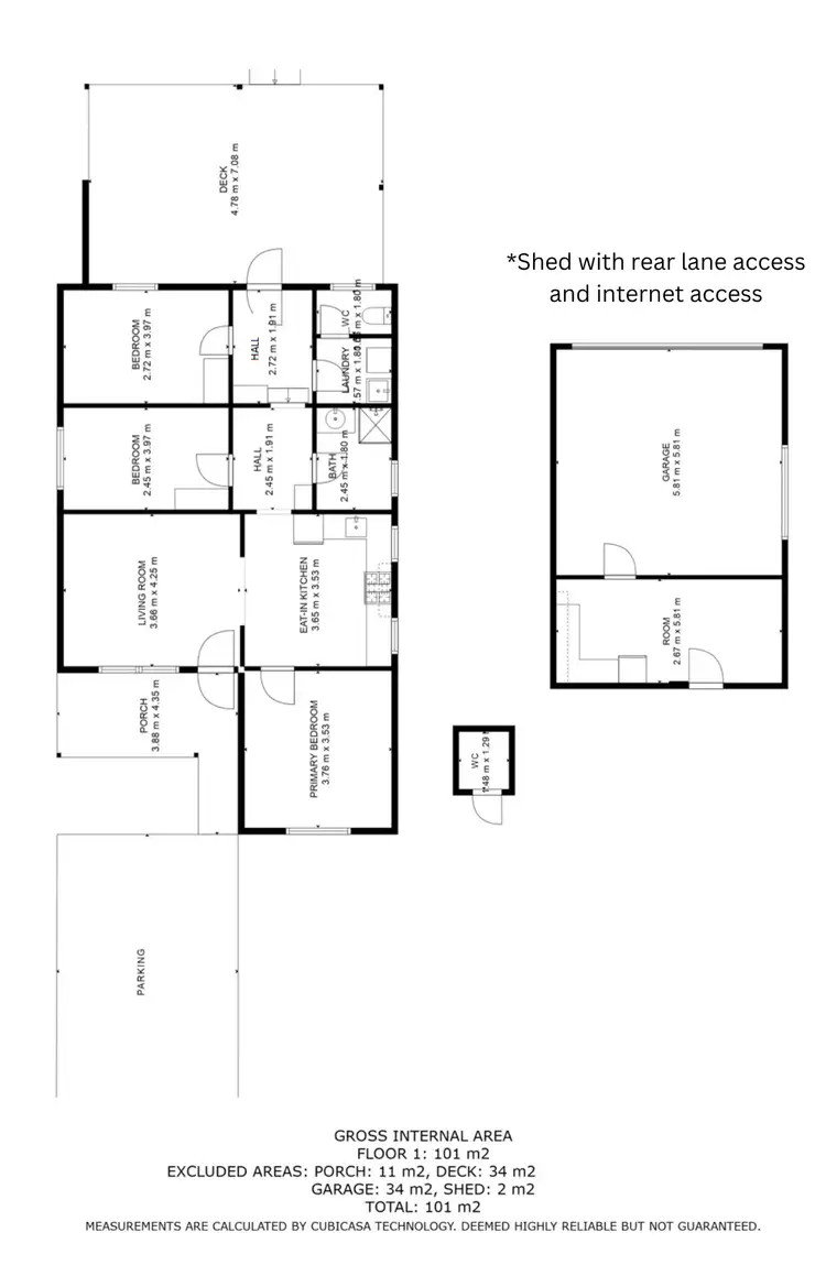 Floorplan of Homely house listing, 51 Campbell Street, Lamington WA 6430