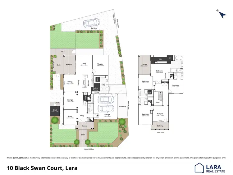 Floorplan of Homely house listing, 10 Black Swan Court, Lara VIC 3212