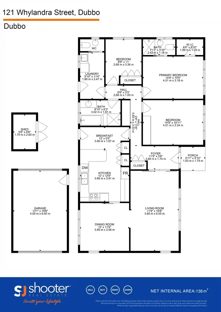 Floorplan of Homely house listing, 121 Whylandra Street, Dubbo NSW 2830