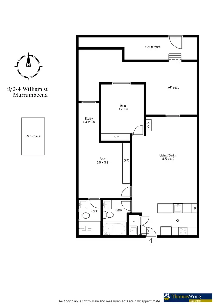 Floorplan of Homely apartment listing, 9/2-4 William Street, Murrumbeena VIC 3163