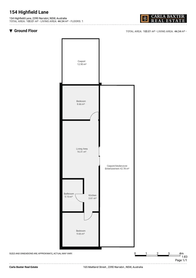 Floorplan of Homely rural property listing, 154 Highfield Lane, Narrabri NSW 2390