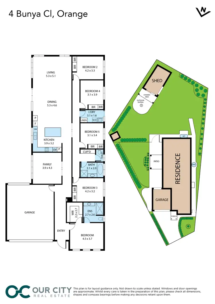 Floorplan of Homely house listing, 4 Bunya Close, Orange NSW 2800