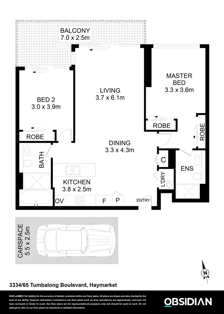 Floorplan of Homely apartment listing, Address available on request