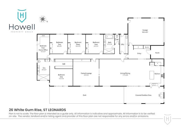 Floorplan of Homely house listing, 26 White Gum Rise, St Leonards TAS 7250
