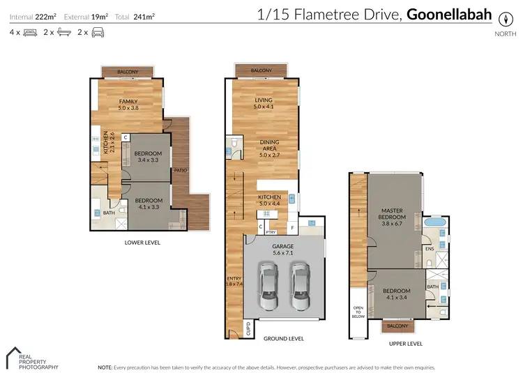 Floorplan of Homely villa listing, 1/15 Flametree Drive, Goonellabah NSW 2480