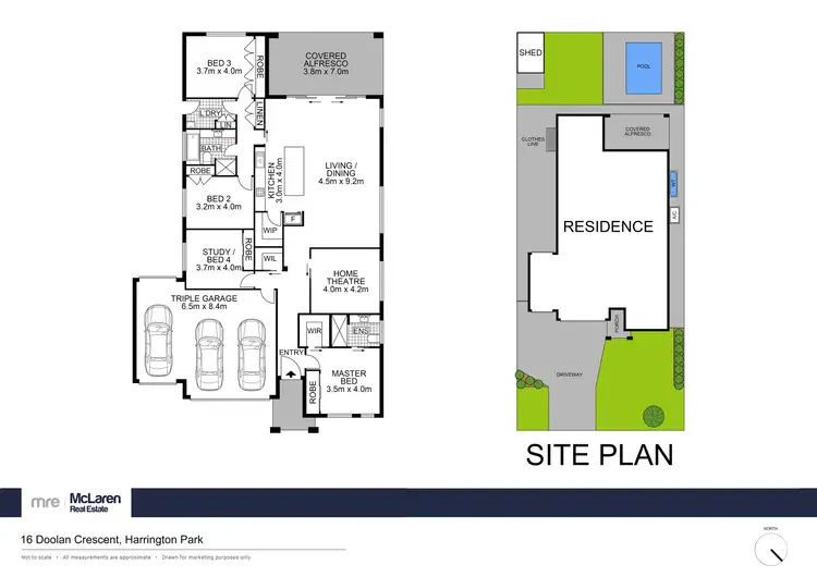 Floorplan of Homely house listing, 16 Doolan Crescent, Harrington Park NSW 2567
