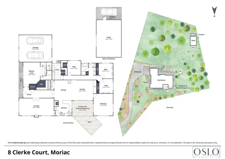 Floorplan of Homely house listing, 8 Clerke Court, Moriac VIC 3240