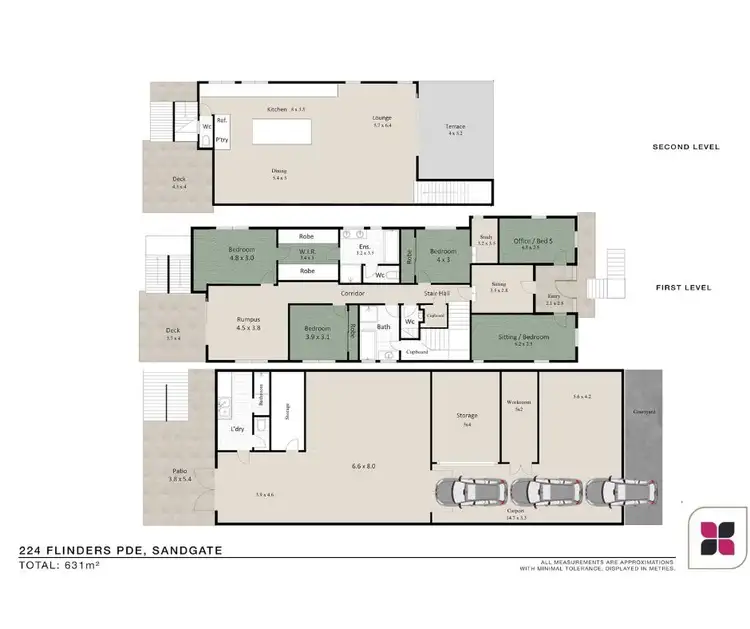 Floorplan of Homely house listing, 224 Flinders Parade, Sandgate QLD 4017