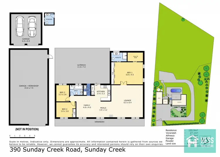 Floorplan of Homely house listing, 390 Sunday Creek Road, Sunday Creek VIC 3658