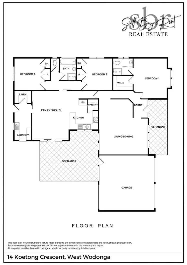Floorplan of Homely house listing, 14 KOETONG CRESCENT, Wodonga VIC 3690