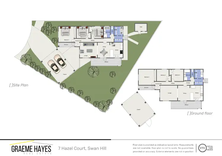 Floorplan of Homely house listing, 7 Hazel Court, Swan Hill VIC 3585