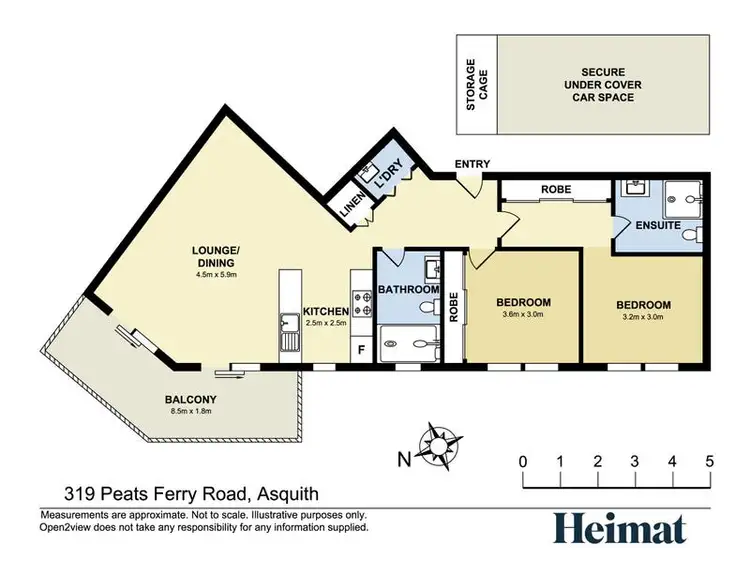 Floorplan of Homely apartment listing, 31/319-323 Peats Ferry Road, Asquith NSW 2077