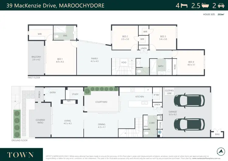 Floorplan of Homely house listing, 39 MacKenzie Drive, Maroochydore QLD 4558