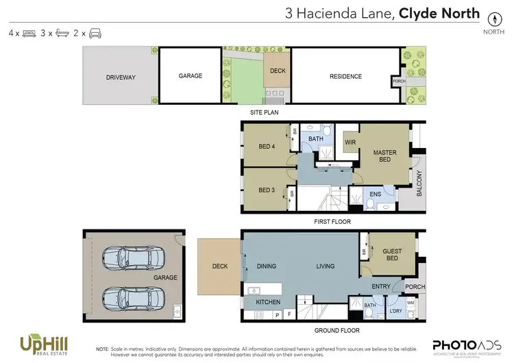 Floorplan of Homely house listing, 3 Hacienda Lane, Clyde North VIC 3978