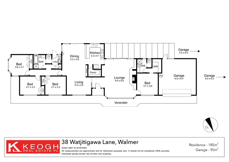 Floorplan of Homely house listing, 38 Watjitigawa Lane, Walmer VIC 3463