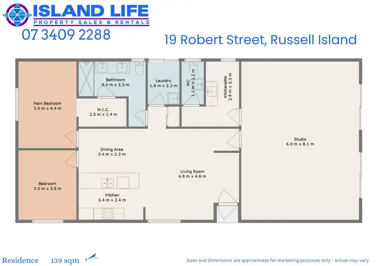 Floorplan of Homely house listing, 19 Robert Street, Russell Island QLD 4184