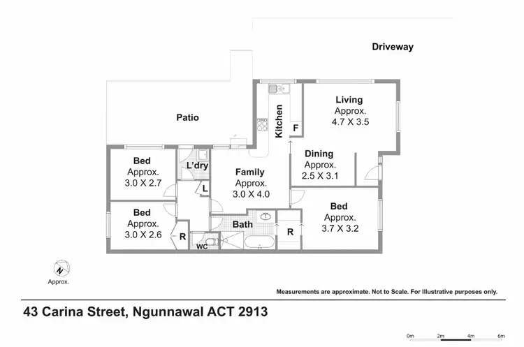 Floorplan of Homely house listing, 43 Carina Street, Ngunnawal ACT 2913