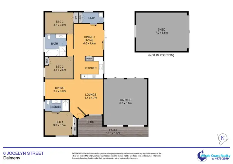 Floorplan of Homely house listing, 6 Jocelyn Street, Dalmeny NSW 2546