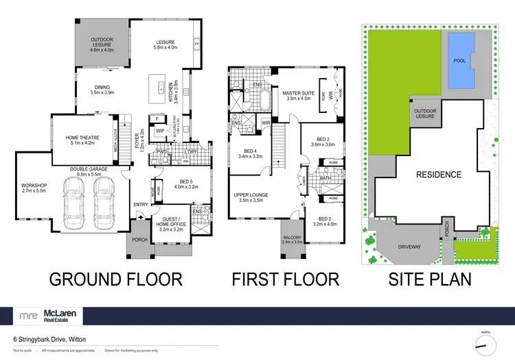 Floorplan of Homely house listing, 6 Stringybark Drive, Wilton NSW 2571