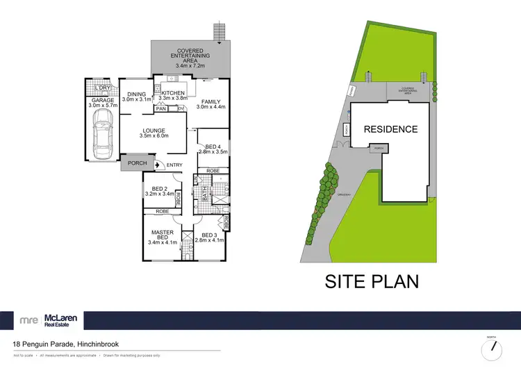 Floorplan of Homely house listing, 18 Penguin Parade, Hinchinbrook NSW 2168