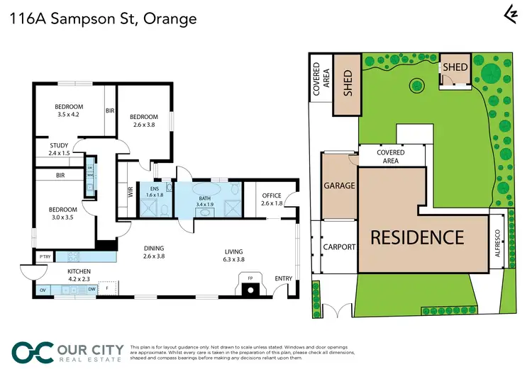 Floorplan of Homely house listing, 116A Sampson Street, Orange NSW 2800