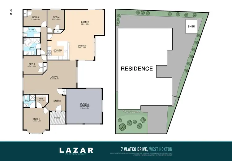 Floorplan of Homely house listing, 7 Vlatko Drive, West Hoxton NSW 2171