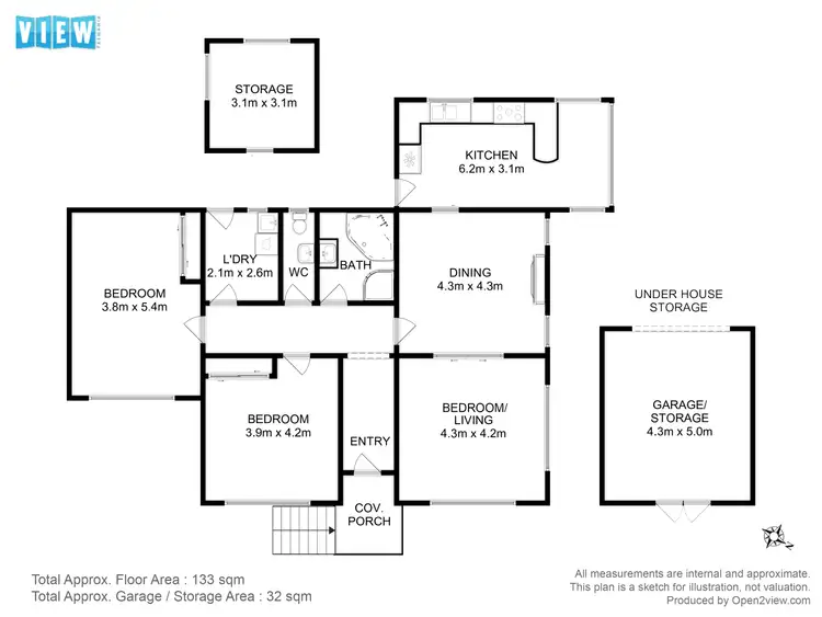 Floorplan of Homely house listing, 26 Burgess Avenue, Moonah TAS 7009