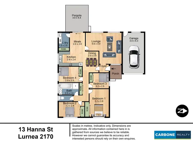 Floorplan of Homely house listing, 13 Hanna Avenue, Lurnea NSW 2170
