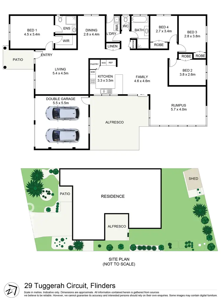 Floorplan of Homely house listing, 29 Tuggerah Circuit, Flinders NSW 2529