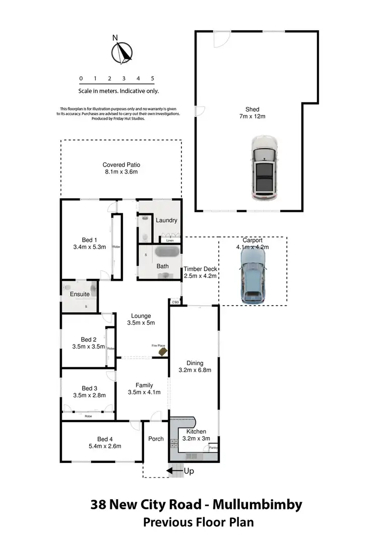 Floorplan of Homely house listing, 38 New City Road, Mullumbimby NSW 2482