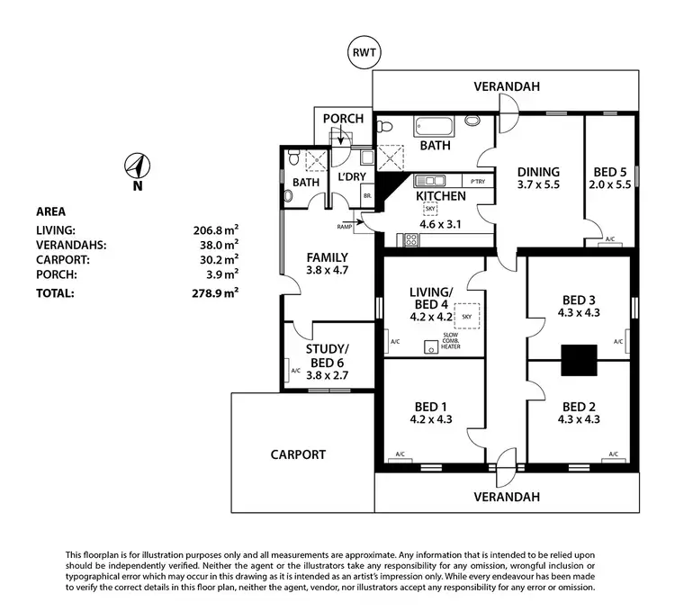 Floorplan of Homely house listing, 1 Edwards Street, Murray Bridge SA 5253