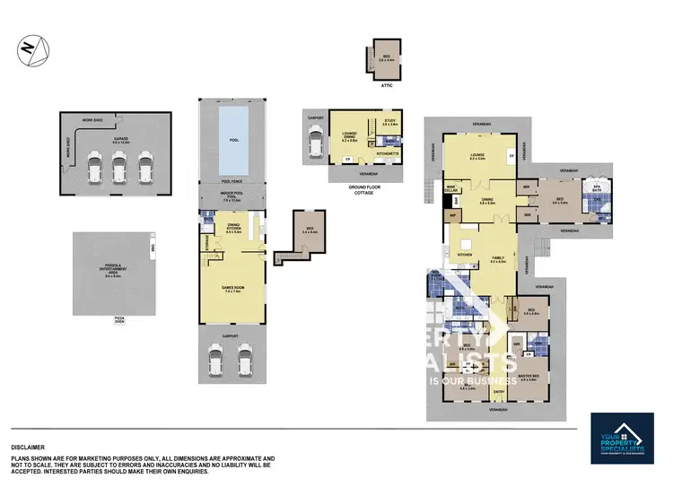 Floorplan of Homely rural property listing, 3 Clintara Crescent, Razorback NSW 2571