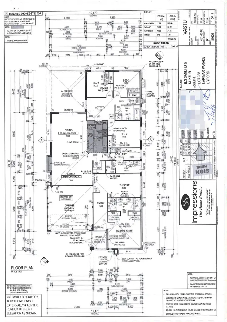 Floorplan of Homely house listing, 43 Larimar Parade, Byford WA 6122
