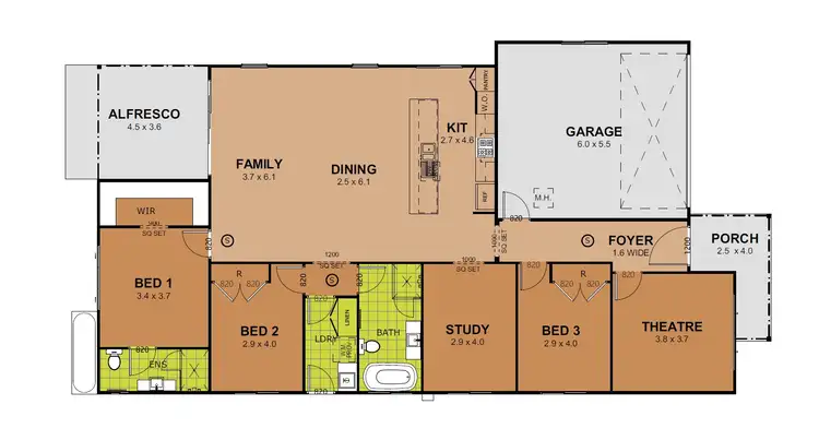 Floorplan of Homely house listing, 60 Burton Drive, Tahmoor NSW 2573