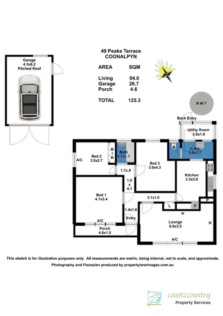 Floorplan of Homely house listing, 49 Peake Terrace, Coonalpyn SA 5265