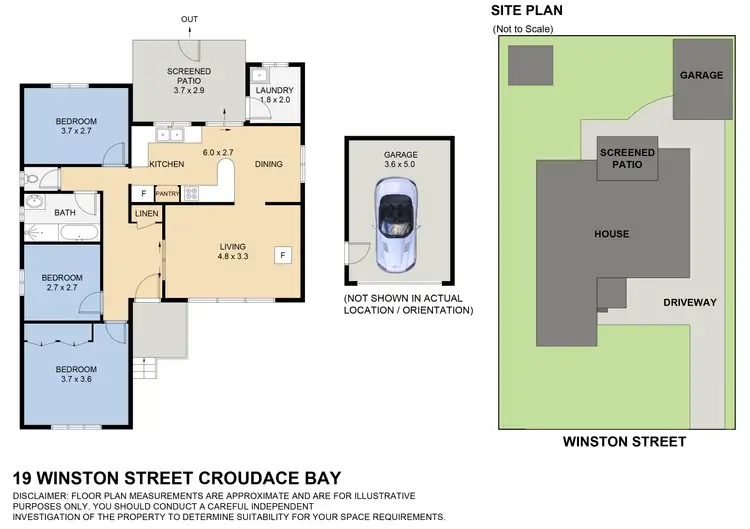Floorplan of Homely house listing, 19 Winston Street, Croudace Bay NSW 2280