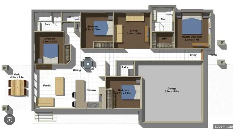 Floorplan of Homely house listing, 9 Sandalwood Street, Pimpama QLD 4209