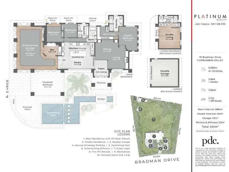 Floorplan of Homely house listing, 19 Bradman Drive, Currumbin Valley QLD 4223