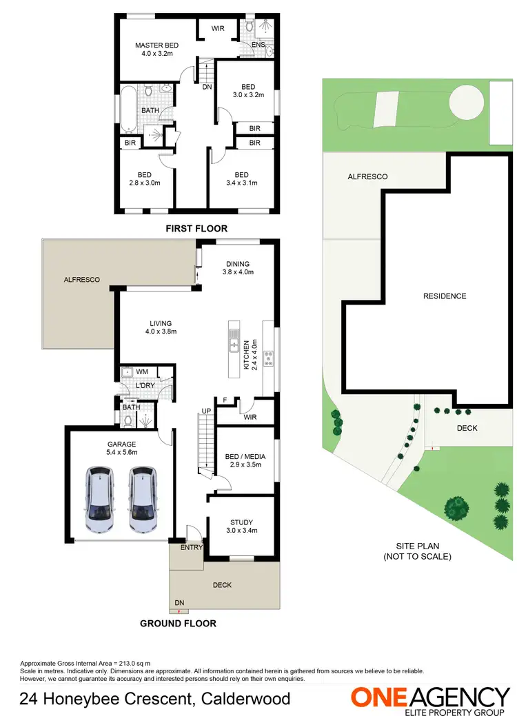 Floorplan of Homely house listing, 24 Honeybee Crescent, Calderwood NSW 2527