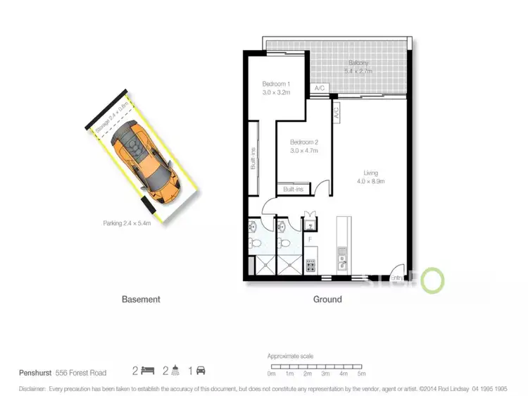 Floorplan of Homely apartment listing, 6/556 Forest Road, Penshurst NSW 2222