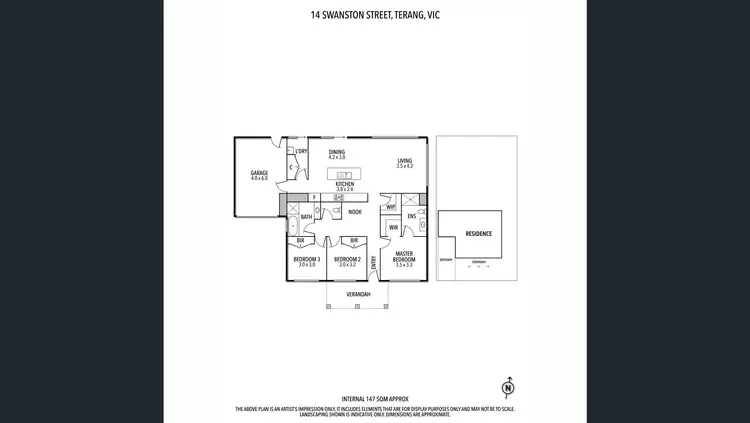 Floorplan of Homely house listing, 14 Swanston Street, Terang VIC 3264