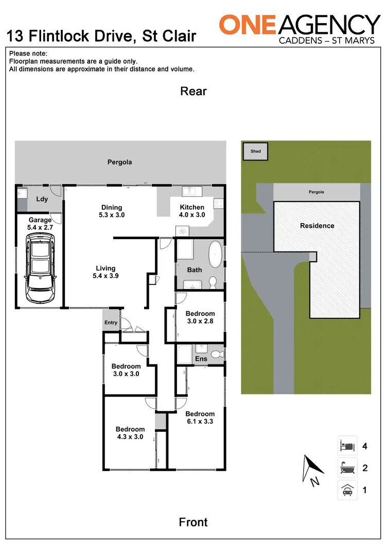 Floorplan of Homely house listing, 13 Flintlock Drive, St Clair NSW 2759