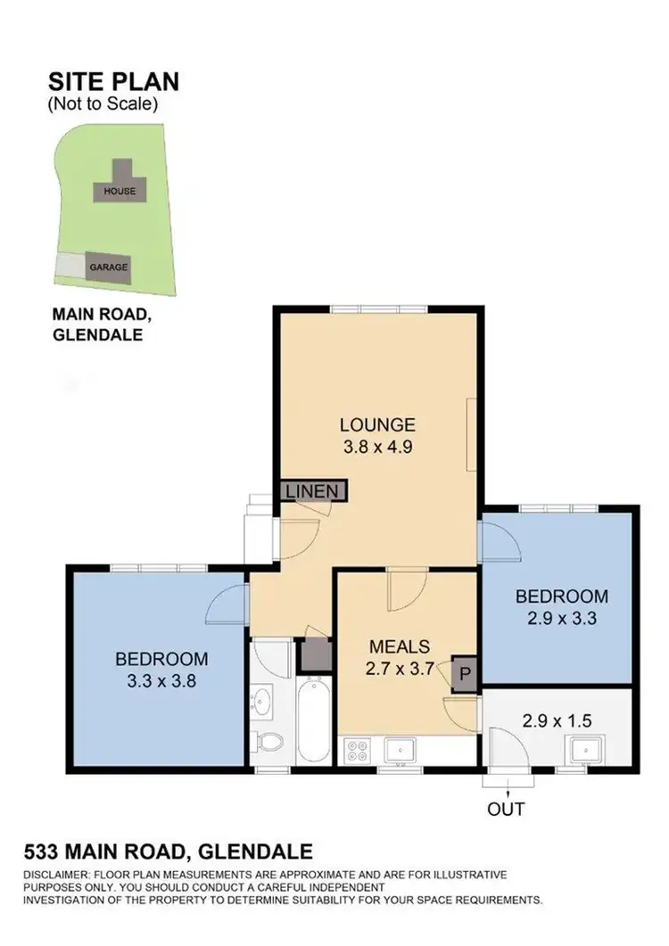 Floorplan of Homely house listing, 533 Main Road, Glendale NSW 2285