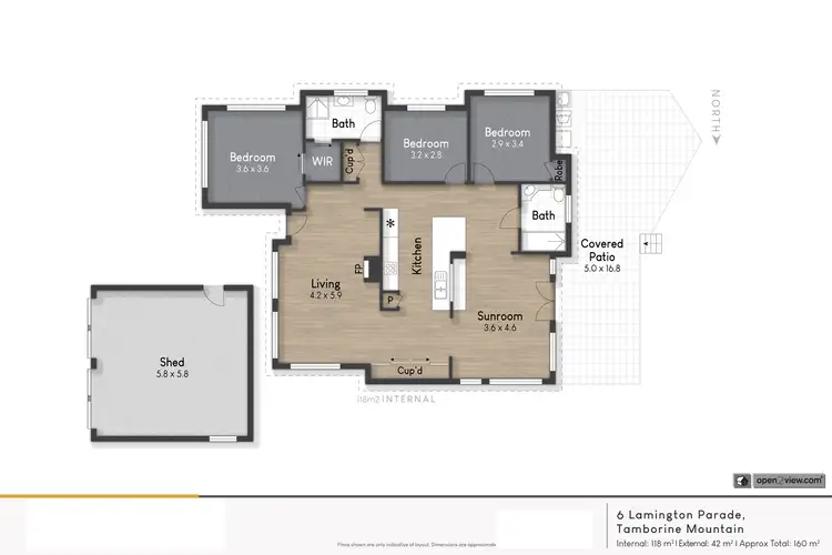 Floorplan of Homely house listing, 6 Lamington Parade, Tamborine Mountain QLD 4272