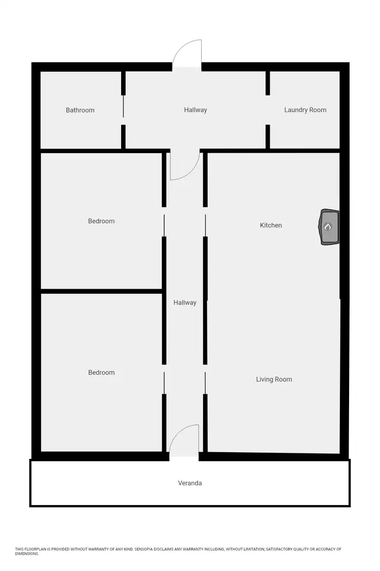 Floorplan of Homely house listing, 182 Scott Street, Warracknabeal VIC 3393