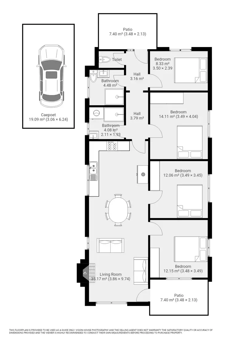 Floorplan of Homely house listing, 59 Eaglesham Street, Mildura VIC 3500
