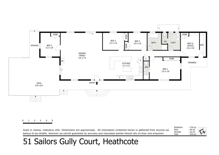 Floorplan of Homely rural property listing, 51 Sailors Gully Court, Heathcote VIC 3523